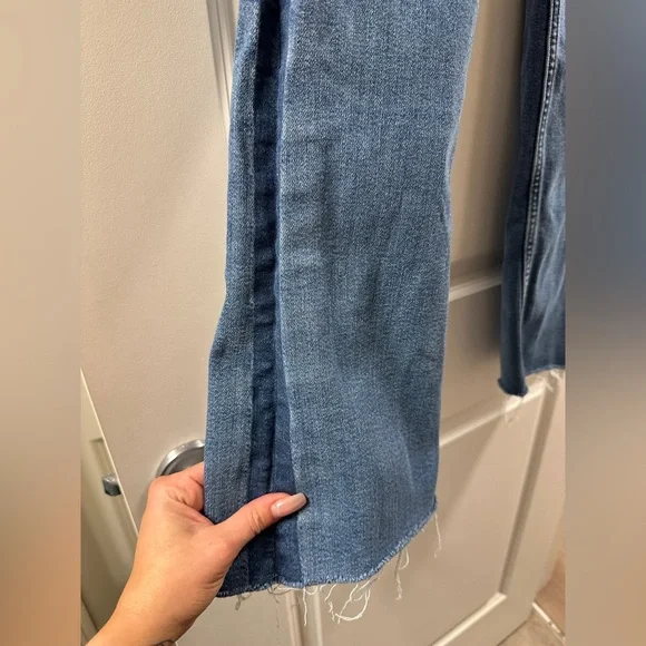 Anthropologie Pilcro the yaya Straight Leg two toned Jeans/ size 27 - Picture 2 of 6